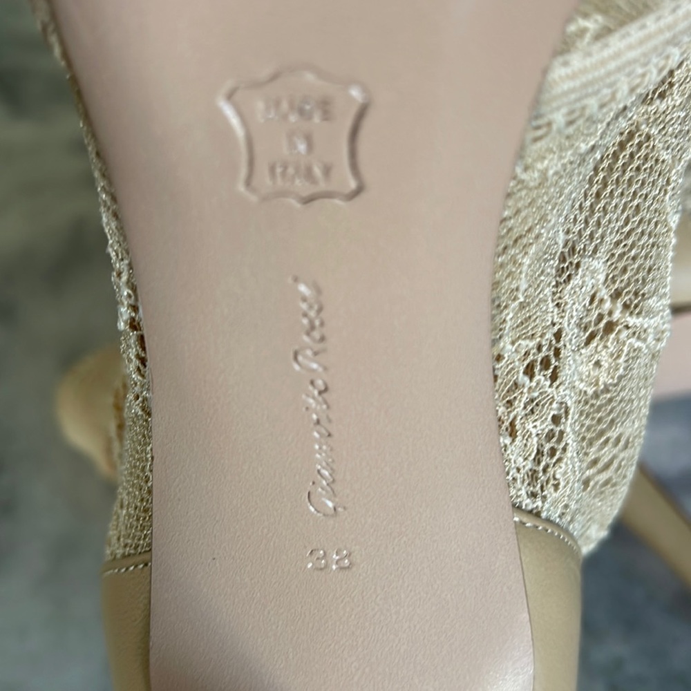 ‼️SOLD‼️GIANVITO ROSSI
Leather Trim Lace Embellishment Sock Boots
Size: 38 - Picture 7 of 9